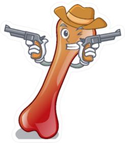 Red Bone Cowboy Sticker