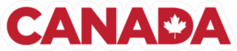 Red Canada Logo Sticker