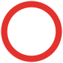 Red Circle Sign Sticker