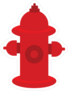 Red Fire Extinguisher Sticker