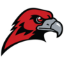 Red Hawk Mascot Sticker