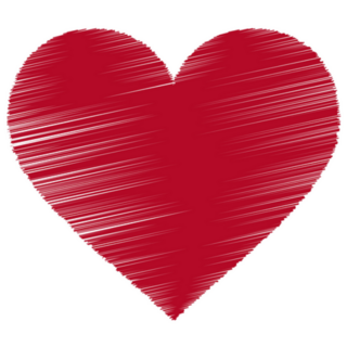 Red Heart Icon Sticker