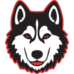 Red Husky Sticker