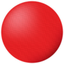 Red Kickball Dodgeball Ball Illustration Icon Sticker