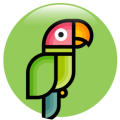 Red-masked Parakeet Sticker