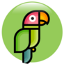 Red-masked Parakeet Sticker