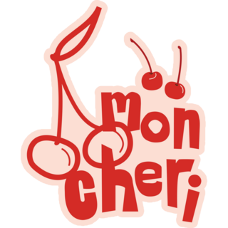 Red Mon Cheri Sticker