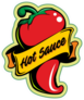 Red Pepper Hot Sauce Sticker