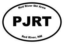 Red River Ski Area Oval Sticker