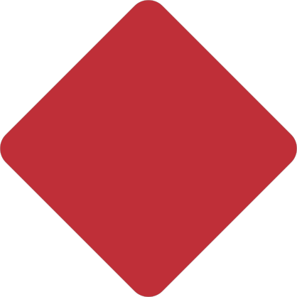 Red Road Sign Sticker