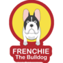 Red Standing French Bulldog Sticker