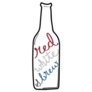 Red White And Brew Fourth Of July Beer Bottle Sticker