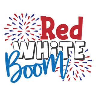 Red White Boom - 4th Of July Sticker
