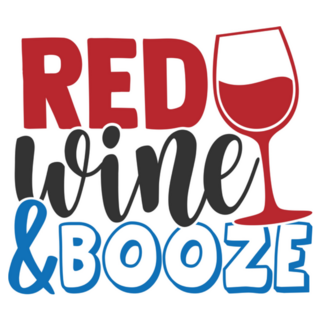 Red Wine And Booze - 4th Of July Sticker