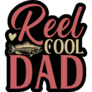 Reel Cool Dad - Fathers Day Sticker