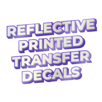 Reflective Printed Transfer Decals Thumb