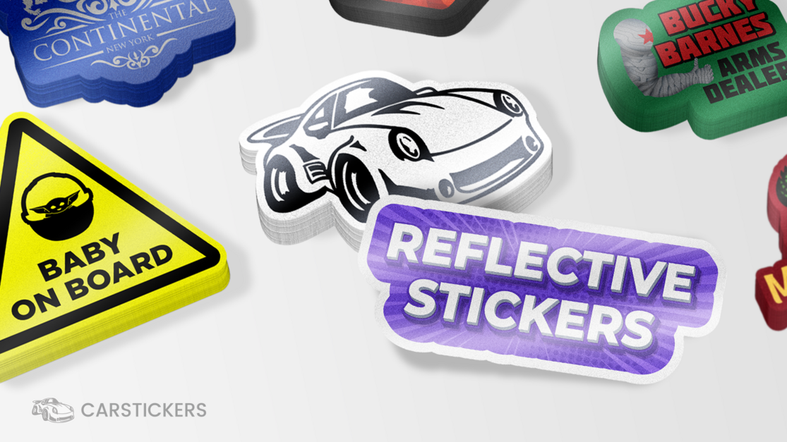 Replective Sticker Custom Reflective Stickers for High Visibility