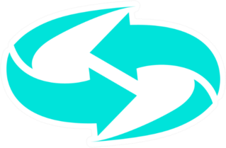 Refresh, Reload Or Update Icon With Arrows Sticker