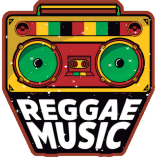 Reggae Roots Jamaica Boombox Sticker