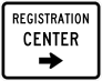 Registration Center To Right Sticker