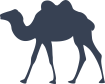 Relaxed Camel Sticker