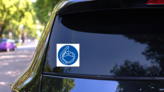 Release Gripes Sign Sticker on a Rear Car Window (New) example