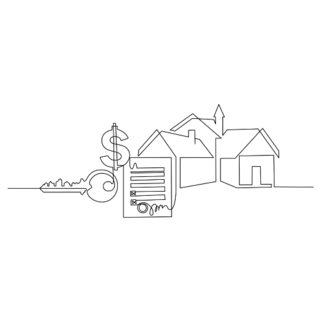 Renting Or Buying House Real Estate Sticker