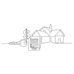 Renting Or Buying House Real Estate Sticker