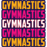 Repeated Gymnastics Sticker