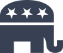 Republican Elephant Transfer Sticker