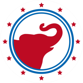 Republican Political Party Elephant Sticker