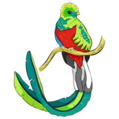 Resplendent Quetzal Sticker