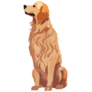 Retriever Illustration Sticker