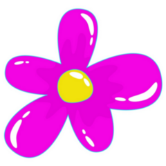Retro Aesthetic Y2k Flower Sticker