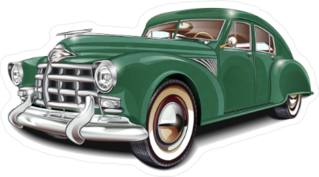 Retro Car Sticker