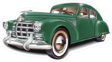Retro Car Sticker