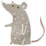 Retro Cartoon Mouse Sticker