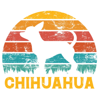 Retro Chihuahua Sticker