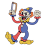 Retro Clown Sticker