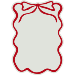 Retro Coquette Frame Sticker