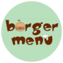 Retro Groovy Burger Menu Sticker