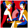 Retro Party Art Deco 1920s Sticker