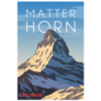 Retro Poster Matterhorn Switzerland Sticker