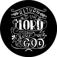 Return To The Lord O My Soul  Bible Sticker