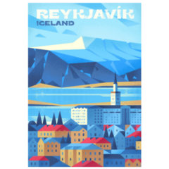 Reykjavik Iceland City Sticker