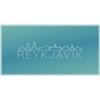 Reykjavík Iceland Skyline Sticker