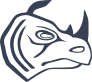 Rhinoceros Head Sticker