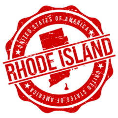 Rhode Island America Red Tourism Souvenir Sticker