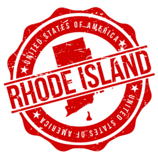 Rhode Island America Red Tourism Souvenir Sticker