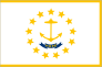 Rhode Island Ri State Flag Sticker